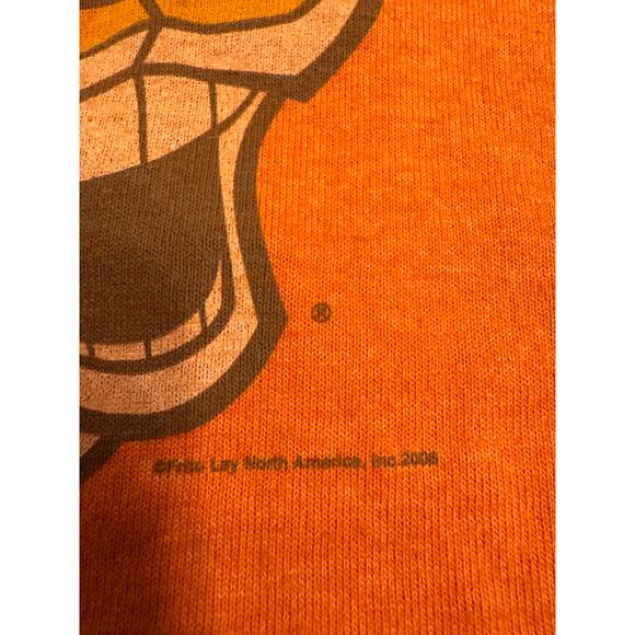 Y2K Vtg Cheetos Graphic T-Shirt Orange Sz L Unisex Cotton/Poly Blend - Picture 3 of 6